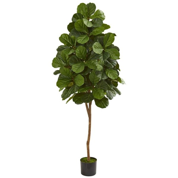 Nearly Naturals 6 ft. Fiddle Leaf Fig Artificial Tree 5550